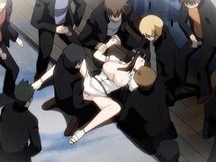 Hentai legal period teenager masturbates her horny cunt