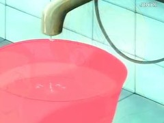 Horny hentai sex in baths