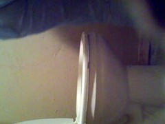 The toilet spy cam has voyeured unagitated facile girl pissing